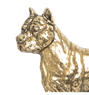 Amerykański Staffordshire terrier wieszak z mosiądzu Art-Dog